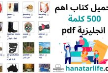 تحميل كتاب اهم 500 كلمة انجليزية pdf