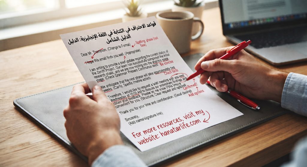 قواعد الاحتراف في الكتابة في اللغة الإنجليزية: الدليل الشامل