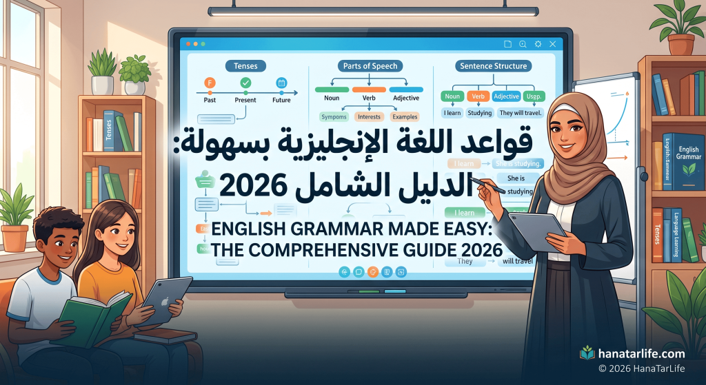قواعد اللغة الإنجليزية بسهولة: الدليل الشامل 2026